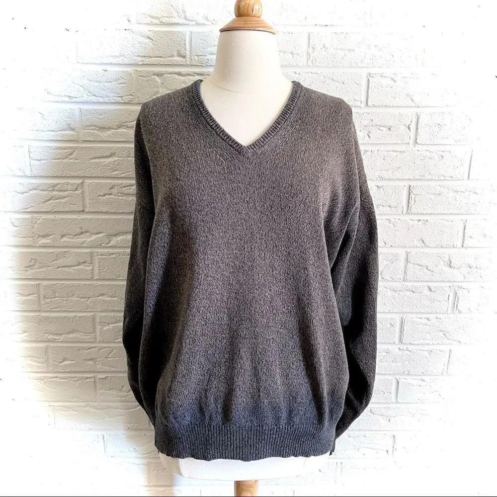 🚨4/$25 VINTAGE Gant Hand Framed Sweater V Neck Pullover M